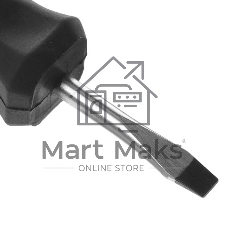 Отвертка Matrix Anti-Slip, SL5,0 х 38 мм, CrV, двухкомп. рукоятка