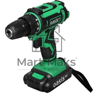 Дрель-шуруповерт Oasis ASB-14S Eco, 14,4 В, 2 Ач, 35 Нм, щеточный