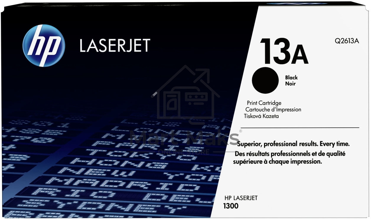 Картридж лазерный HP Q2613A черный LaserJet 1300 (2 500 стр.)