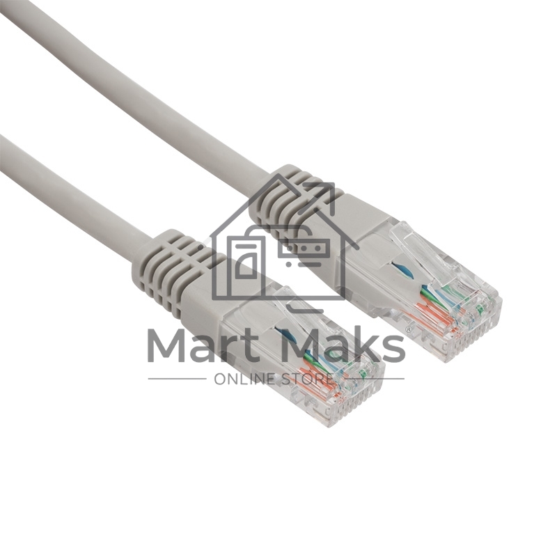Пaтч-корд U/UTP Rexant, категория 5e, RJ45-RJ45, неэкранированный, LSZH серый, 1,5м