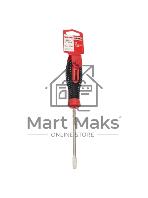 Отвертка шлицевая SL 6х125 мм, трехкомпонентная рукоятка, сталь S2 Rexant