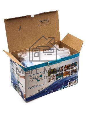 Помпа для 19л бутыли Aqua Work Дельфин Квик механический голубой/белый