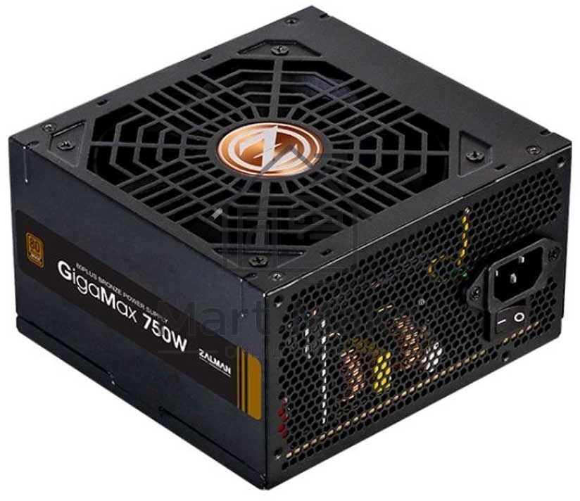 Блок питания Zalman ZM750-GVII, 750Вт, 80 PLUS Bronze, 120мм, черный
