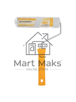 Валик в сборе Matrix ВЕЛЮР, 180 мм, ворс 4 мм, D 36 мм, D ручки 6 мм