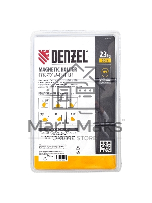 Фиксатор магнитный для сварочных работ усилие 50 LB, 30х45х60х75х90х135 град. Denzel