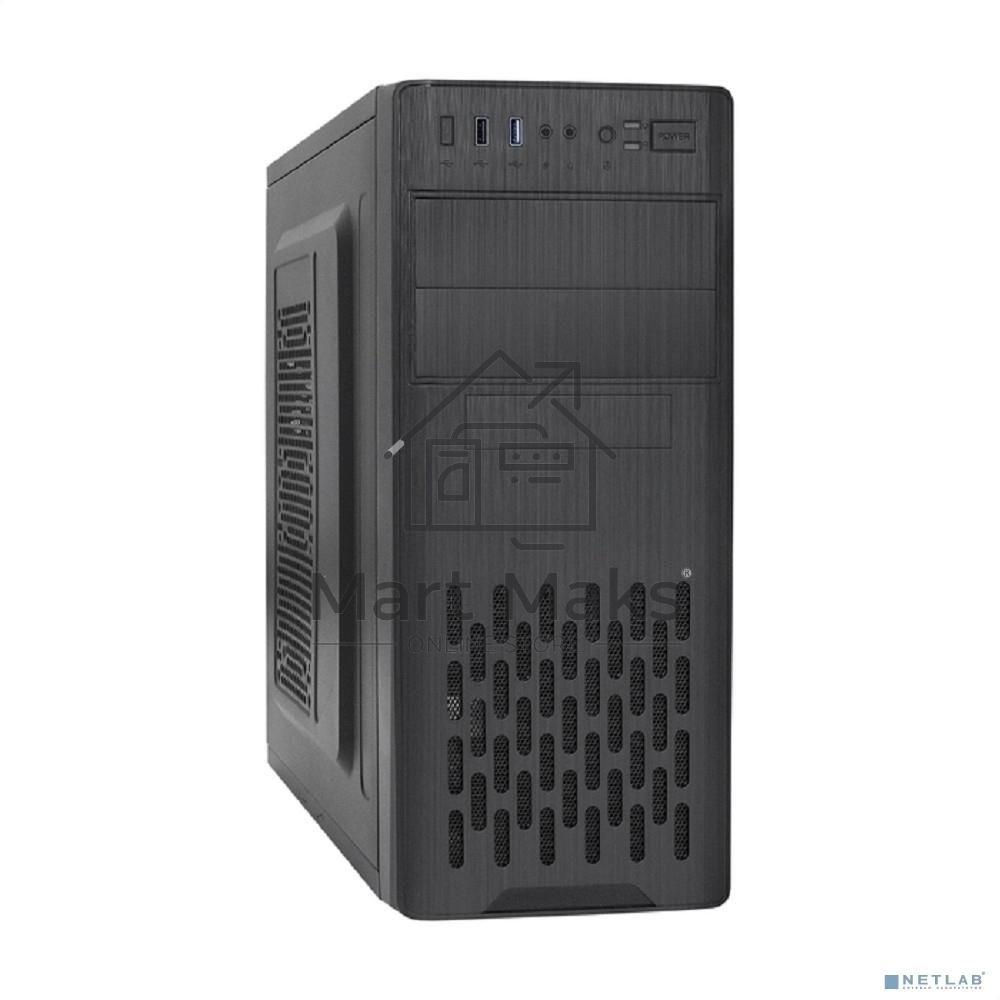 Компьютерный корпус Miditower ExeGate CP-606U (ATX, без БП, 1*USB+1*USB3.0, аудио)