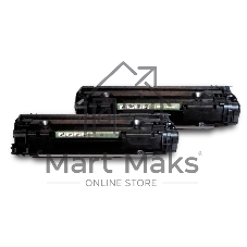 Картридж лазерный Cactus CS-CF283AD черный (1500 стр.) x2уп. для HP LJ Pro M125nw/M127fw