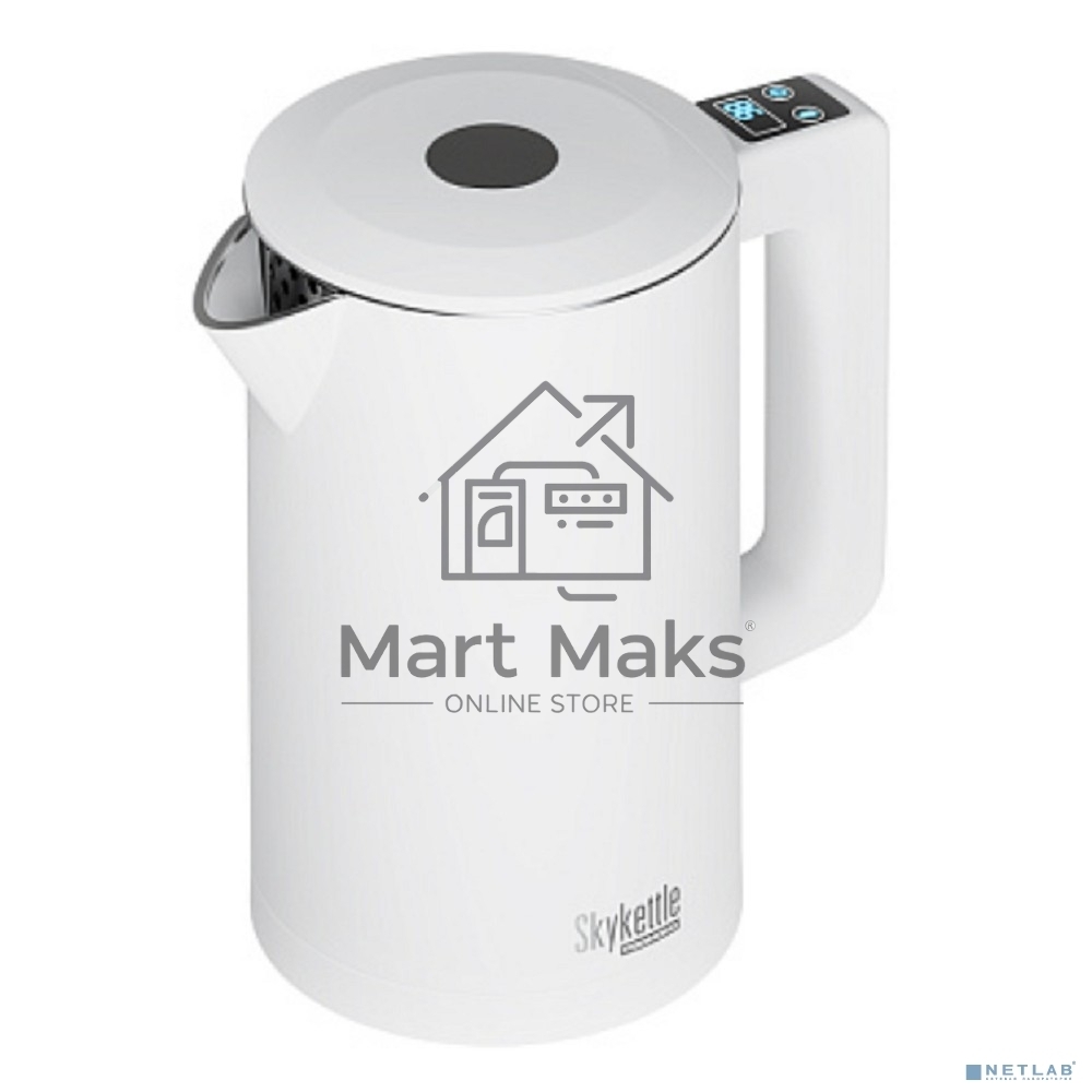 Чайник электрический Redmond SkyKettle KM231S 1.7л, 2200Вт, белый корпус: стекло