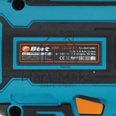 Дрель-шуруповерт Bort BAB-12x2Li-F, 12 В, 1,5 Ач, 36 Нм, щеточный