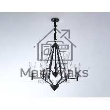 Светильник Ambrella light TR3238/6+3 BK черный E14/9 max 40W D730*720