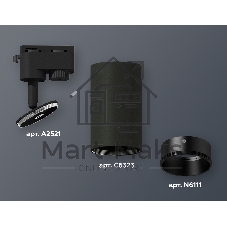 Светильник Ambrella light XT6323021 SBK черный песок MR16 GU5.3 (A2521, C6323, N6111)