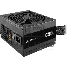 Блоки питания/ Power Supply Corsair CX650, Model RPS0128, 650W 80+ Bronze (ATX, 2.31, Non-modular, 1x24(20+4)pin, 1xCPU 8(4+4)pin, 2xPCIe*2 8(6+2)pin, 3xSATA3, 2xMOLEX4pin, Active, 120x120mm, 150x120x86mm, APFC, Power cable-EU, black)