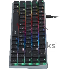 Клавиатура проводная Acer OKW302 (ZL.KBDCC.01C), USB, серебристый