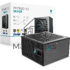 Блок питания Deepcool ATX 750W PF750D V2 80+ silver (20+4pin) APFC 120mm fan 3xSATA RTL