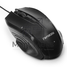 Мышь проводная Гарнизон GM-110 черный, 800 dpi, USB, кнопки - 3
