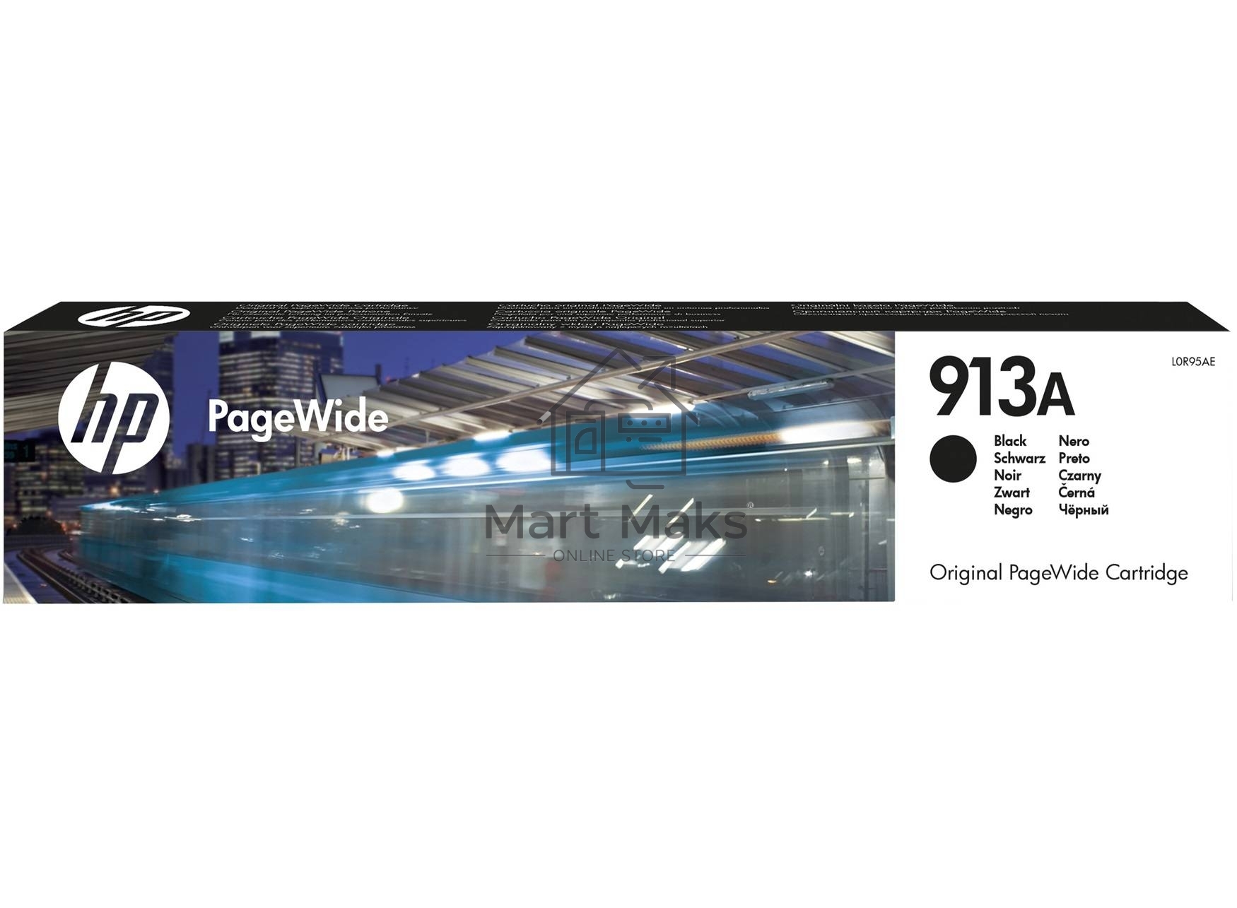 Картридж струйный HP 913A L0R95AE черный для HP PW 352dw/377dw/Pro 477dw/452dw (3500стр.)