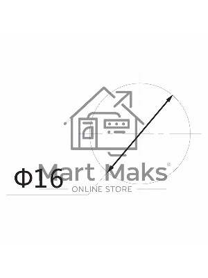 Индикатор Ø16 220V желтый Rexant