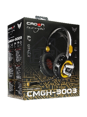 Гарнитура игровая CROWN CMGH-3003 Black&orange