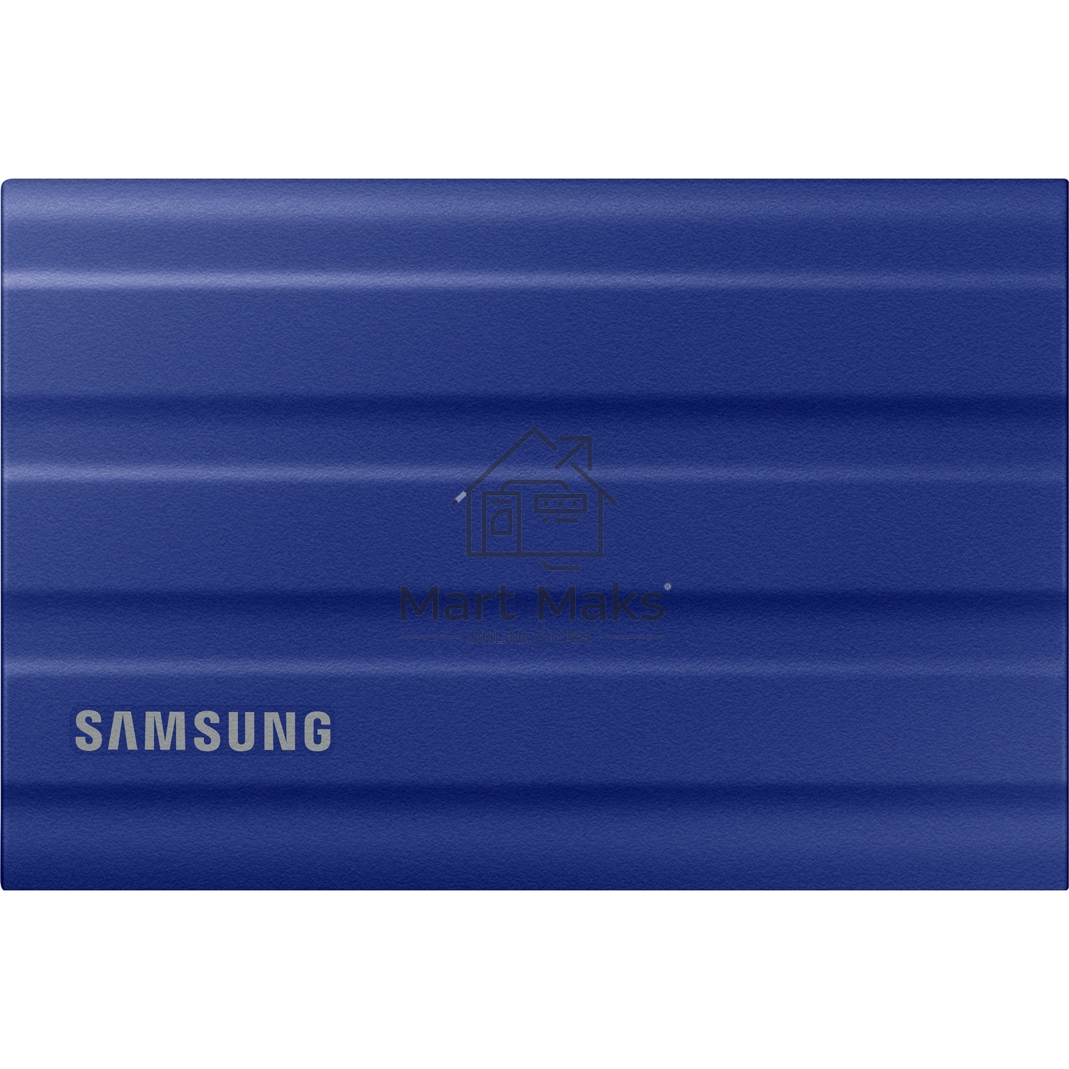 Накопитель Samsung External SSD T7 Shield, 2TB, Type C-to-C/A, USB 3.2 Gen2, R/W 1050/1000MB/s, IP65, 88x59x13mm, 98g, Blue (12 мес.)