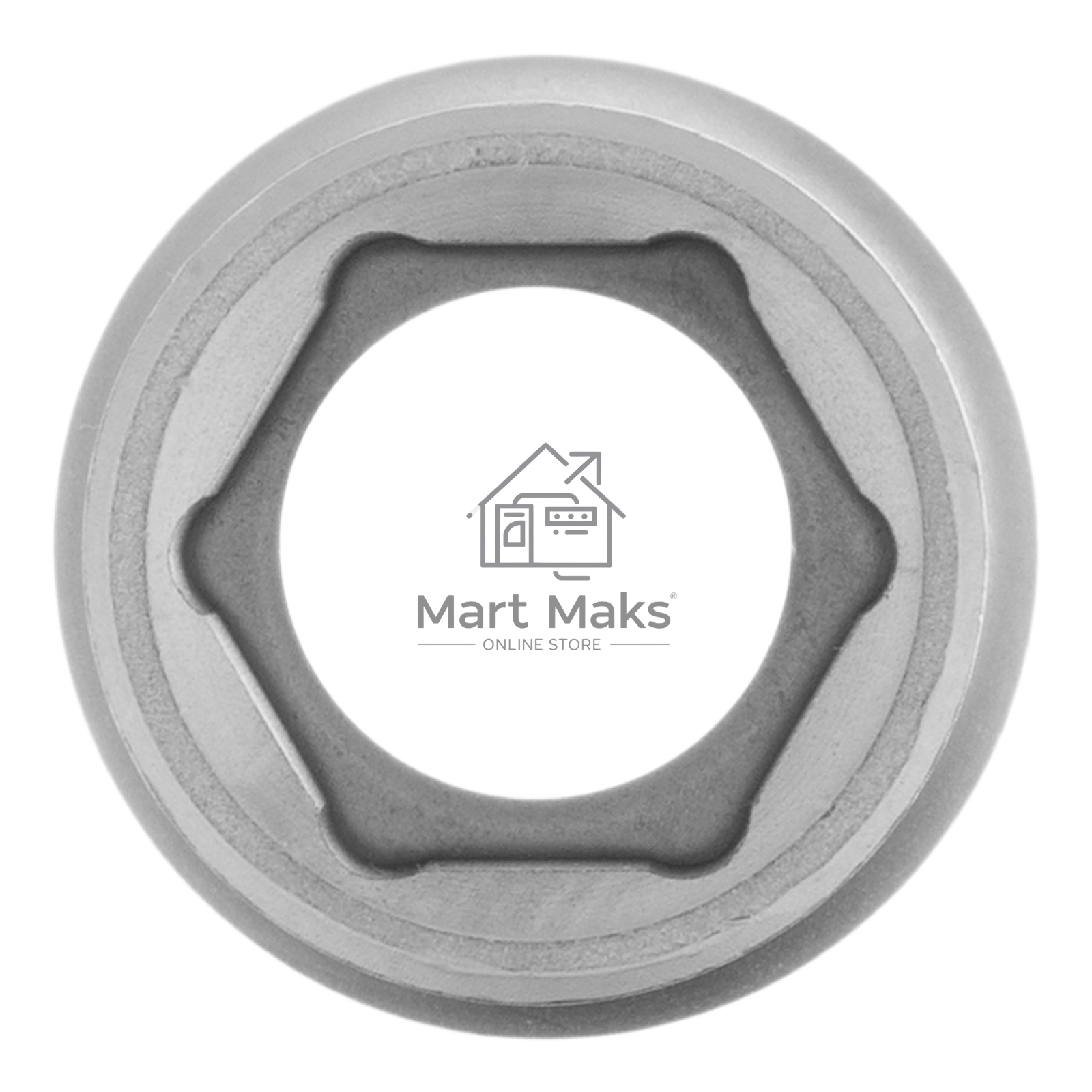 Головка торцевая Matrix, 13 мм, 6-гранная, CrV, под квадрат 1/2