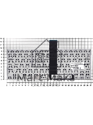Клавиатура для ноутбука Asus F200CA F200LA F200MA X200 черная, без рамки, плоский Enter