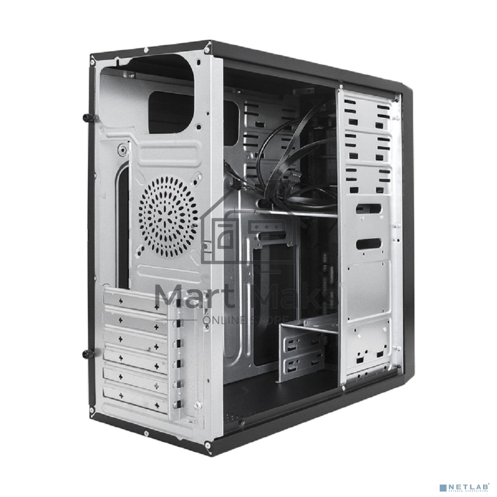 Компьютерный корпус Miditower ExeGate CP-606U (ATX, без БП, 1*USB+1*USB3.0, аудио)