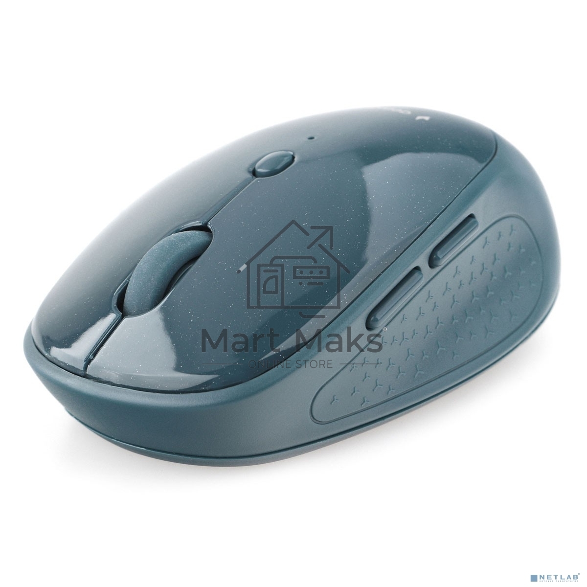 Мышь беспроводная Gembird MUSW-550 синий, 1600 dpi, радиоканал, Bluetooth, USB, кнопки - 6