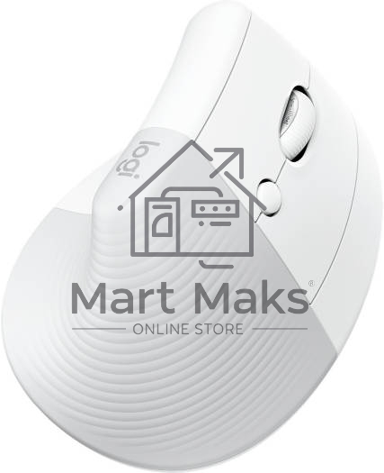 Мышь беспроводная Logitech Lift белый/серый, 4000 dpi, радиоканал, USB, кнопки - 6