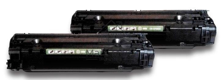 Картридж лазерный Cactus CS-CF283XD черный (2200 стр.) x2уп. для HP LJ Pro M225dn/M201/M202