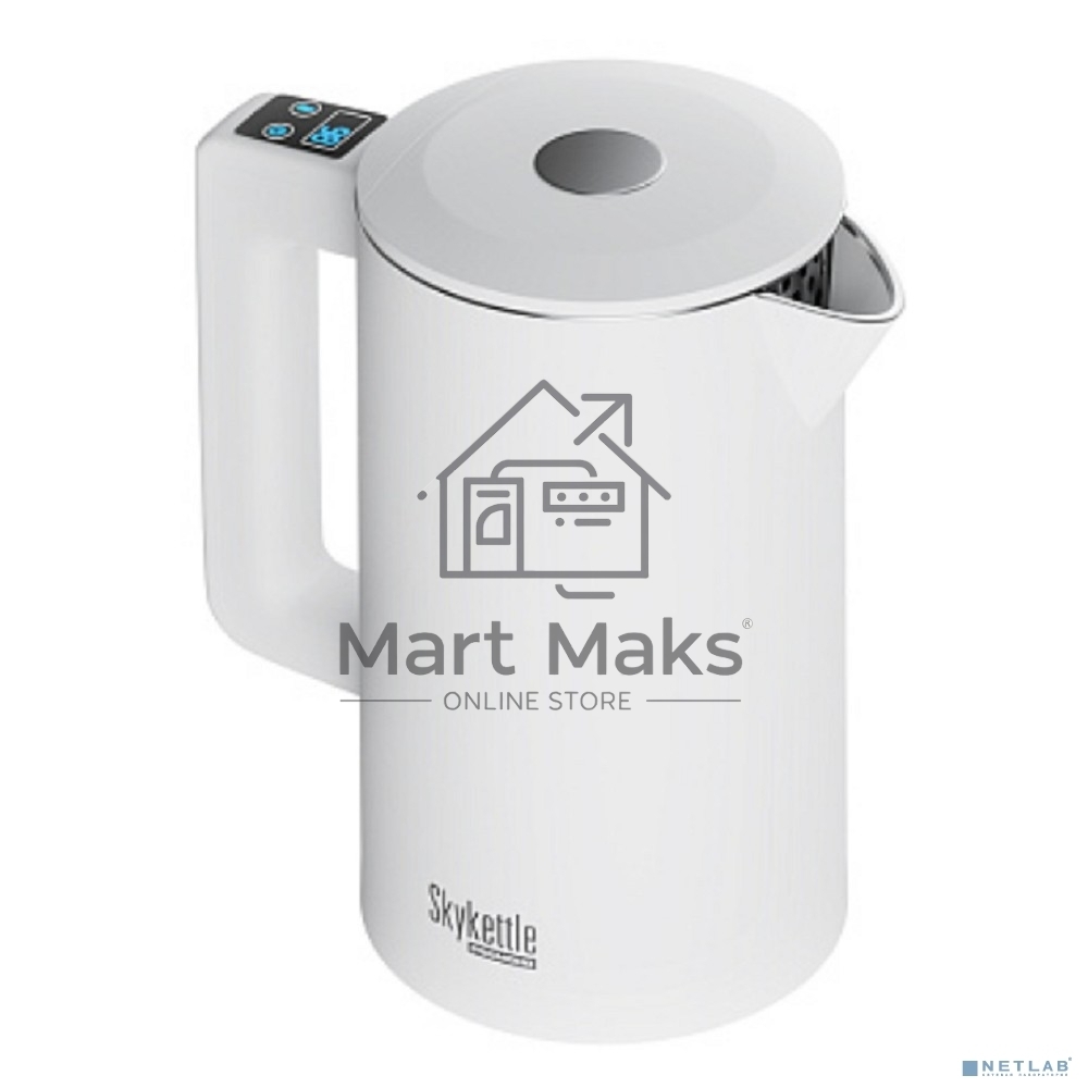 Чайник электрический Redmond SkyKettle KM231S 1.7л, 2200Вт, белый корпус: стекло