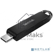 Флешка USB SanDisk CZ460 Ultra (SDCZ460-032G-G46), 32Gb, USB Type-C, R/W 150/30, черный