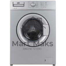 Стиральная машина Beko WRS 55P1 BSS серебристый, загрузка фронтальная 5 кг, 1000 об/мин., класс: А