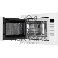 Встраиваемая микроволновая печь Kuppersberg HMW 645 W белый, 25 л, 900 Вт, переключатели - сенсор