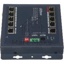 Коммутатор Dahua DH-CHS4110-8ET-90-F, 8×100 Мбит/с + 1×1 Гбит/с, управляемый