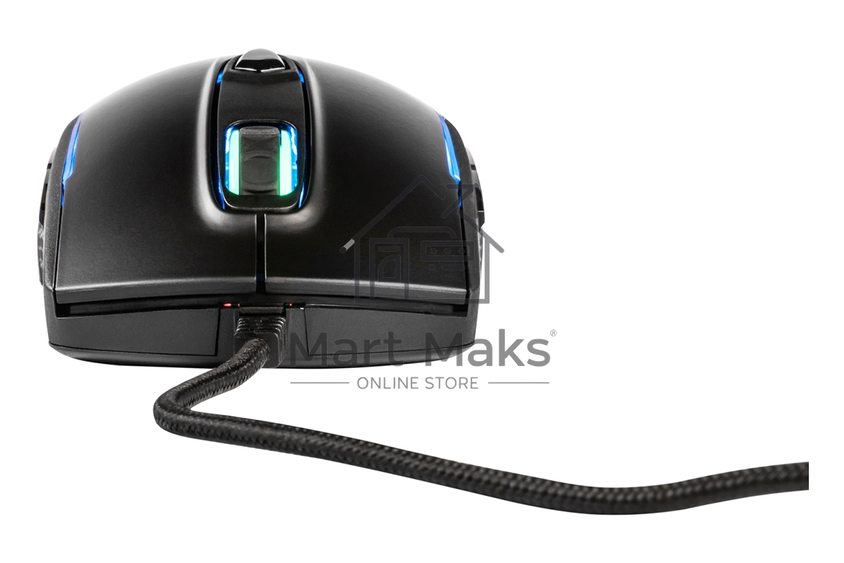 Мышь проводная Harper Gaming Kickback GM-P05 черный, 10000 dpi, USB, кнопки - 8