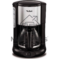 Кофеварка капельная Tefal CM361838 1000Вт серебристый/черный