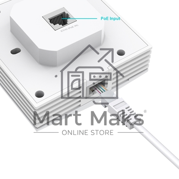 Точка доступа TP-Link EAP650-Wall AX3000 10/100/1000BASE-TX
