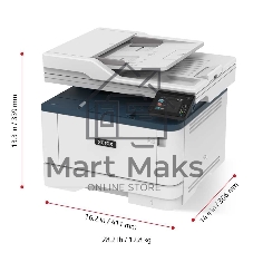 МФУ лазерное Xerox B315 (B315V_DNI), A4, ч/б, печ. до 40 стр/мин., скан. до 46 стр/мин. (ч/б) 20 стр/мин. (цвет), 600x600dpi, USB, RJ-45, Wi-Fi
