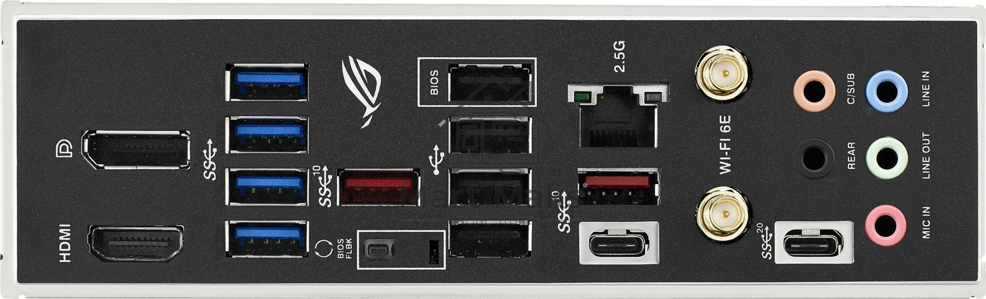 Материнская плата ASUS ROG STRIX B650E-F GAMING WIFI, AM5, AMD B650, 4xDDR5, 4xSATA, 3xM.2, 1xPCI-E 5.0 x16, 1xPCI-E 4.0 x4, 2xPCI-E x1, 1xHDMI, 1xDP, 1x 2.5Gb LAN, 4xUSB-A 2.0, 4xUSB-A 3.2 Gen 1, 2xUSB-A 3.2 Gen 2, 1xUSB-C 3.2 Gen 2, 1xUSB-C 3.2 Gen 2x2,