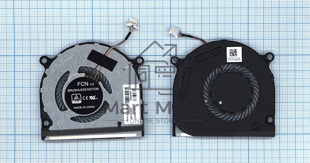 Вентилятор (кулер) для ноутбука HP ENVY X360 15-DS 15-DR GPU