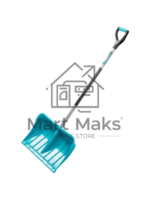 Лопата для уборки снега пластиковая LUXE, 540х375х1520 мм, стальной черенок Palisad