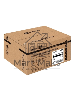 Комплект Источник бесперебойного питания EX295993RUS + батарея 100Aч EX282985RUS 1шт (инвертор, синус, для котла, PF=1, настенный) ExeGate IdealSine SR-1000.LCD.2SH  <1000VA/1000W, чистая синусоида, цветной LCD-дисплей, 2*Schuko, крепление настенное, черн