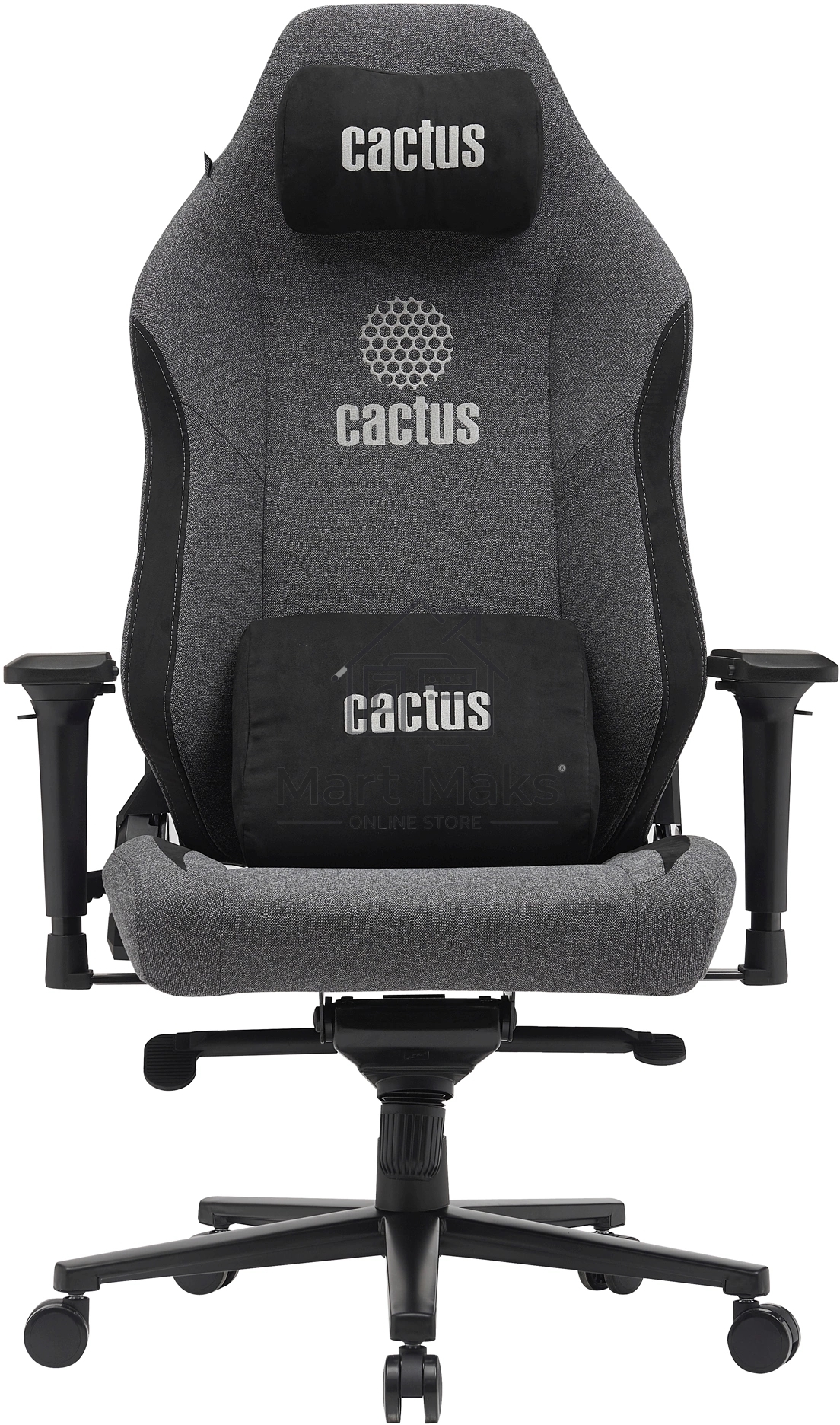 Кресло компьютерное Cactus CS-CHR-MAG-GY серый/черный