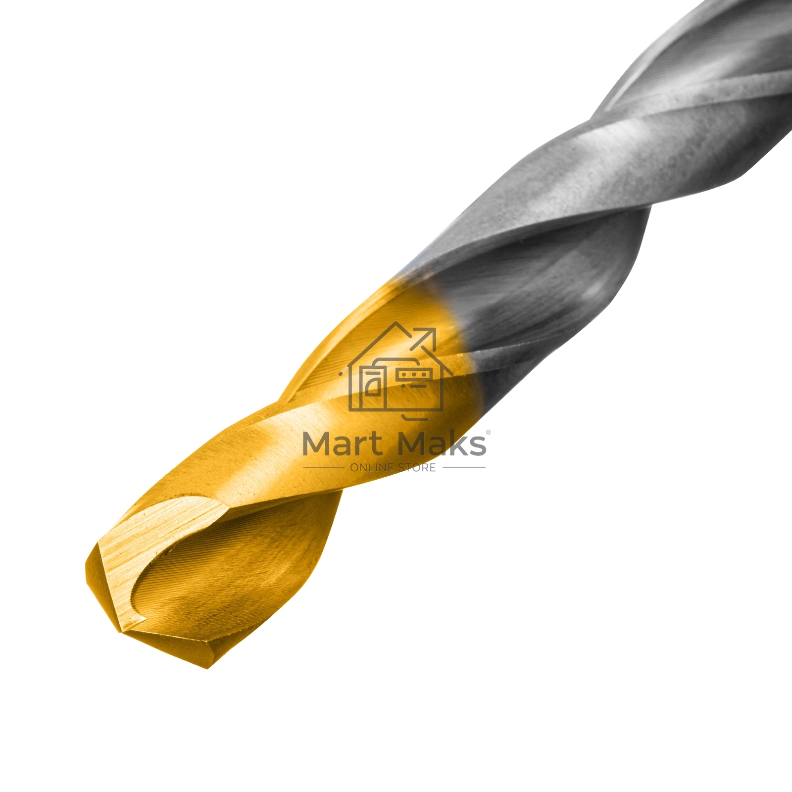 Набор сверл по металлу Denzel 1-10 мм, Р6М5-TiN, Golden Tip, 19 шт 723003