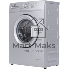 Стиральная машина Beko WRS 55P1 BSS серебристый, загрузка фронтальная 5 кг, 1000 об/мин., класс: А