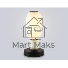 Светильник Ambrella light LH53154 BK/WH черный/белый 6W 3000K D120*260