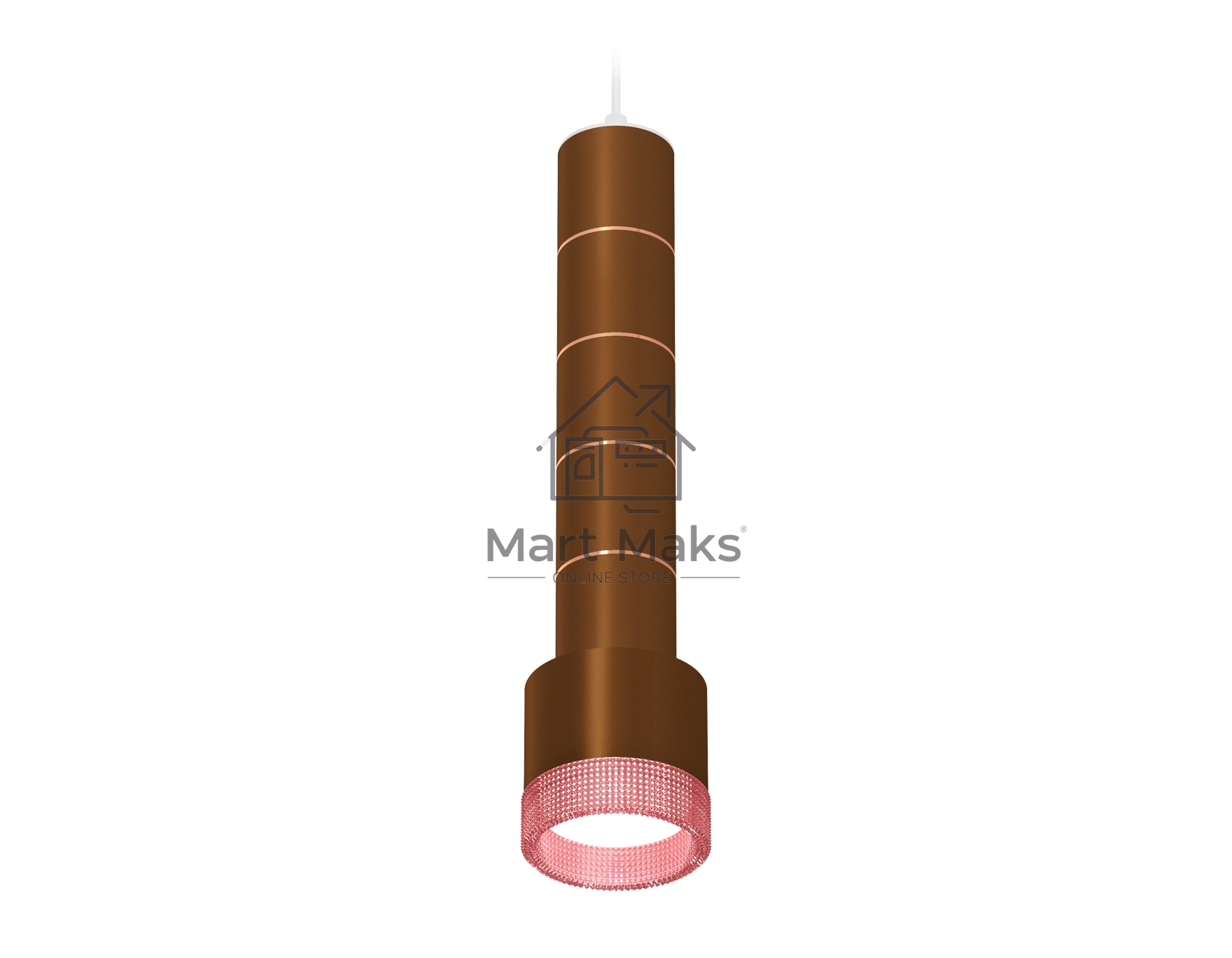 Светильник Ambrella Light XP8117005 SCF/PI кофе песок/розовый GX53