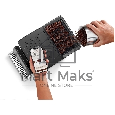 Кофемашина DeLonghi ECAM630.55.SM 1450Вт черный/серебристый