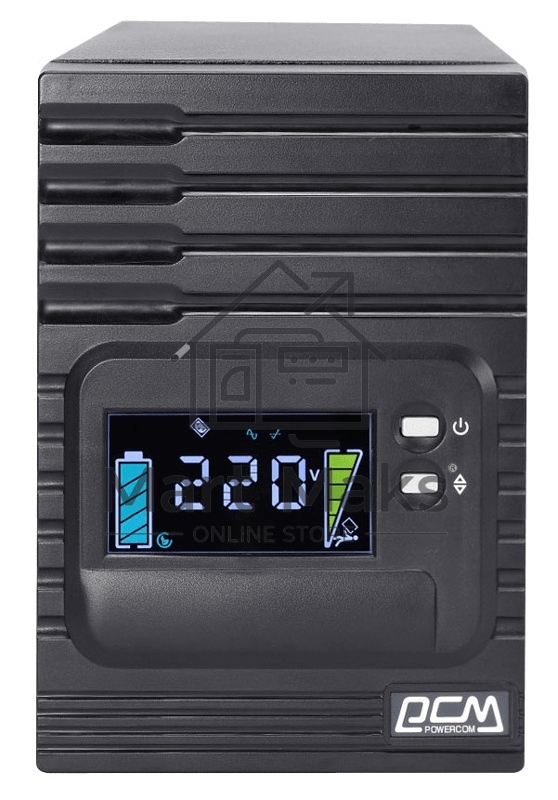 Источник бесперебойного питания Powercom Smart King Pro+ SPT-3000-II LCD 2400Вт 3000ВА черный