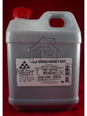 Тонер HP LJ P1005/1006/1102/1120/1505/1522/1566/1606/M125/M127/M201/M225, Canon LBP-3010/3250 (кан., 1кг.) (AQC-США фас России)